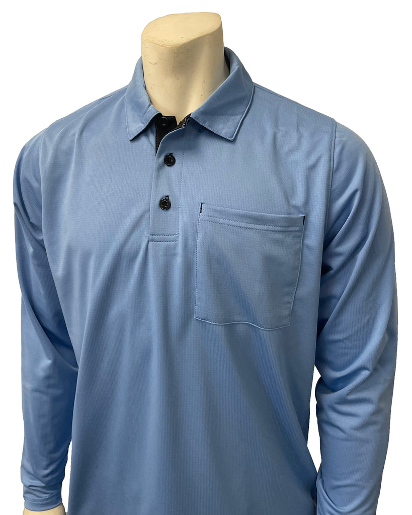 Smitty Major League Style Umpire Shirt - Available in Black and Carolina  Blue